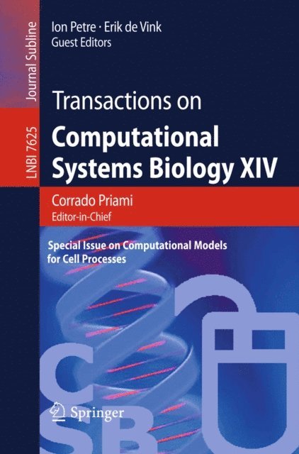 Erik de  Vink, Ion Petre - Transactions on Computational Systems Biology XIV, E-bok