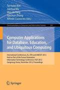 Computer Applications for Database, Education and Ubiquitous Computing
