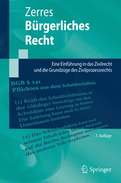 Thomas Zerres - Bürgerliches Recht, E-bok