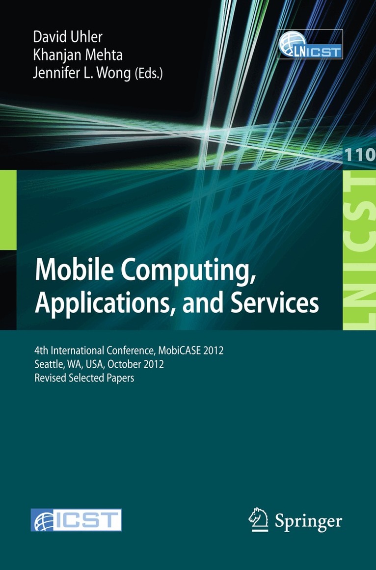 David Uhler, Khanjan Mehta - Mobile Computing, Applications, and Services, Häftad