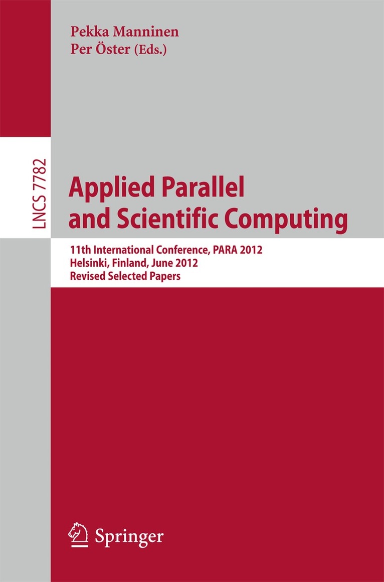Pekka Manninen, Per Öster - Applied Parallel and Scientific Computing, Häftad