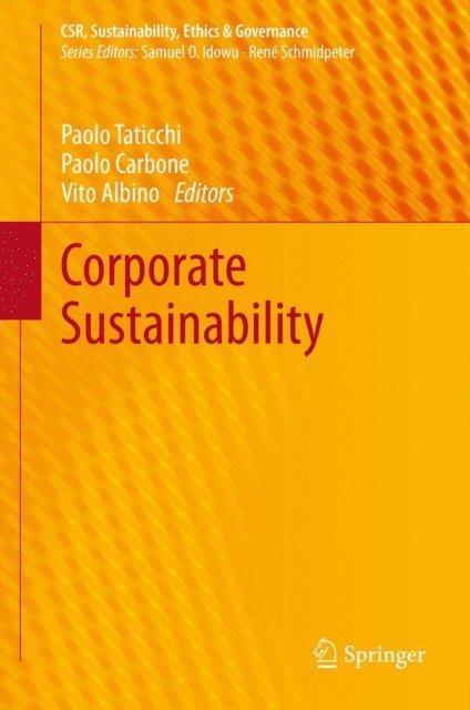 Vito Albino, Paolo Carbone, Paolo Taticchi - Corporate Sustainability, E-bok