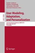 User Modeling, Adaption, and Personalization