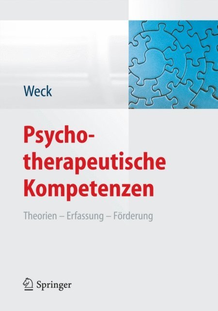 Florian Weck - Psychotherapeutische Kompetenzen, E-bok