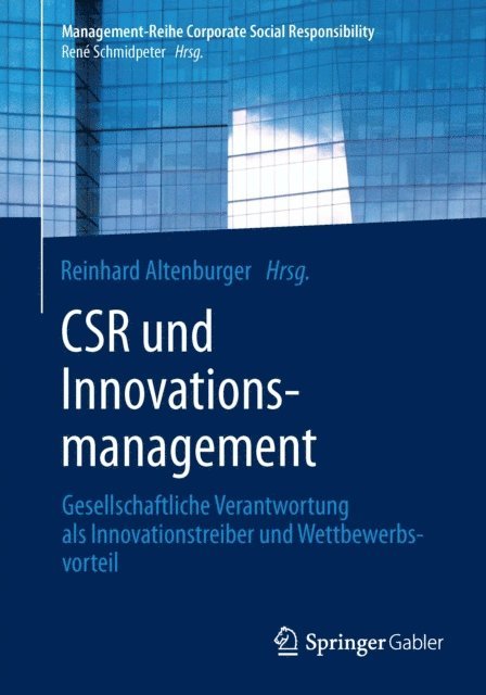 Reinhard Altenburger - CSR und Innovationsmanagement, E-bok