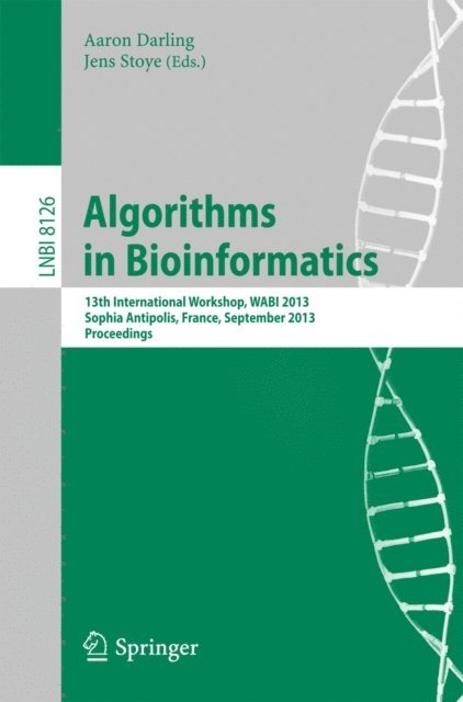 Jens Stoye, Aaron Darling - Algorithms in Bioinformatics, E-bok