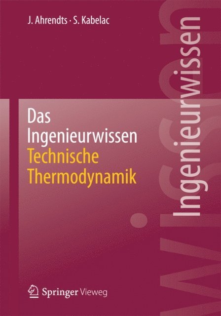 Stephan Kabelac, Joachim Ahrendts - Das Ingenieurwissen: Technische Thermodynamik, E-bok