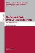 Semantic Web: ESWC 2013 Satellite Events