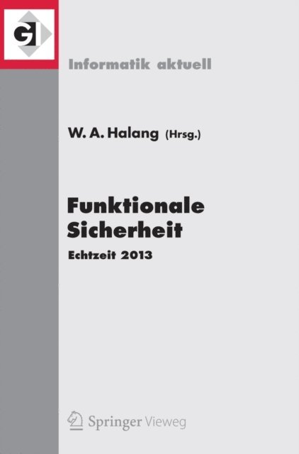 Wolfgang A. Halang - Funktionale Sicherheit, E-bok