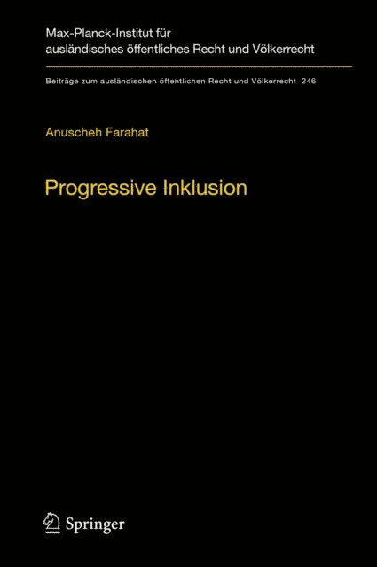 Anuscheh Farahat - Progressive Inklusion, E-bok