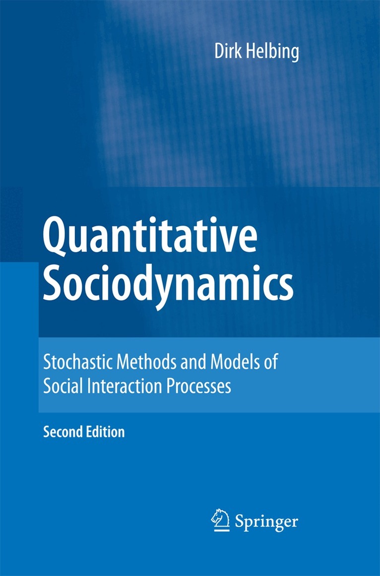 Dirk Helbing - Quantitative Sociodynamics, Häftad. Tillgänglighet: Lägg i varukorg