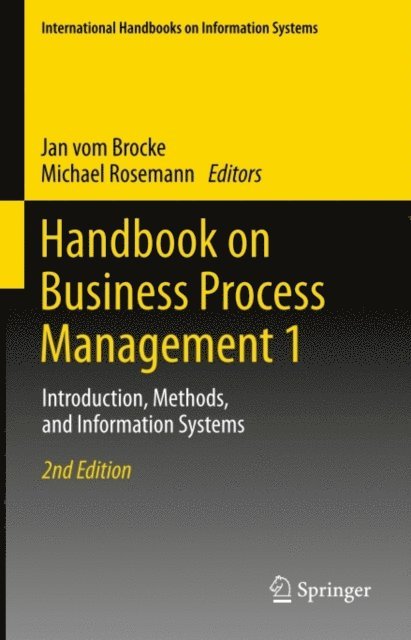 Michael Rosemann, Jan vom Brocke - Handbook on Business Process Management 1, E-bok