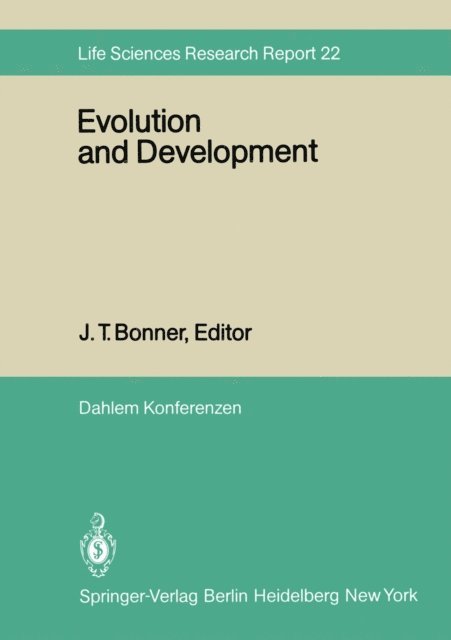 J.T. Bonner - Evolution and Development, E-bok
