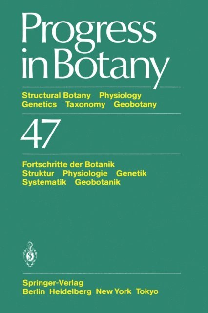 Hubert Ziegler, Michael Runge, Klaus Kubitzki, Karl Esser, H.-Dietmar Behnke - Progress in Botany, E-bok