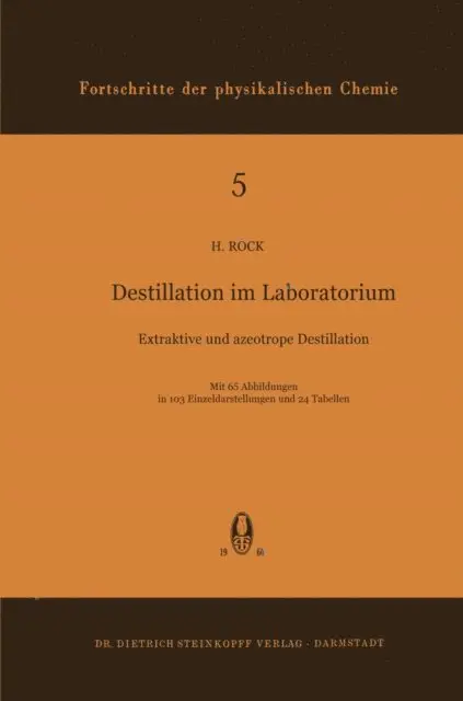 H. Rock - Destillation im Laboratorium, E-bok. Tillgänglighet: Lägg i varukorg