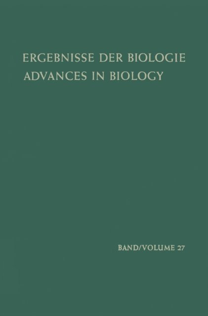 Hansjochem Autrum - Ergebnisse der Biologie / Advances in Biology, E-bok