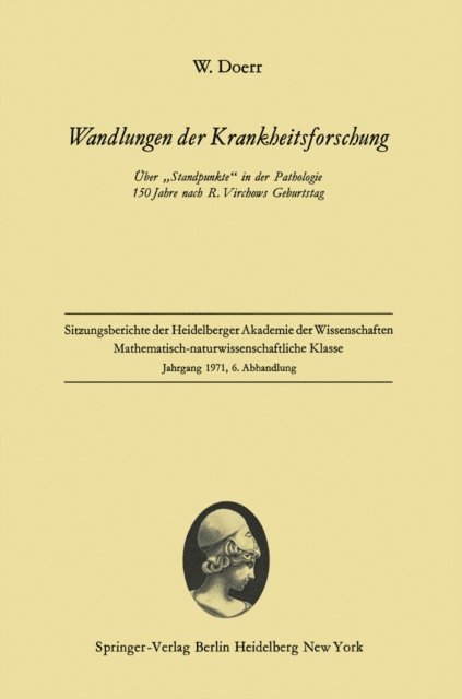 Wilhelm Doerr - Wandlungen der Krankheitsforschung, E-bok