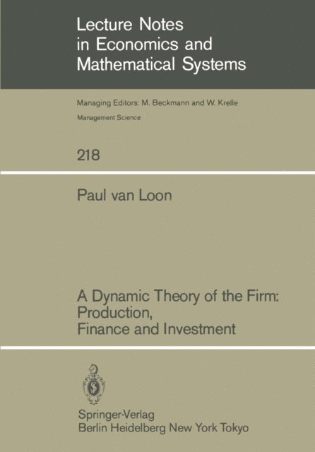 Paul van Loon - Dynamic Theory of the Firm: Production, Finance and Investment, E-bok