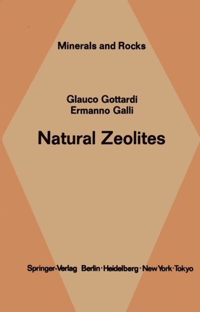 E. Galli, G. Gottardi - Natural Zeolites, E-bok