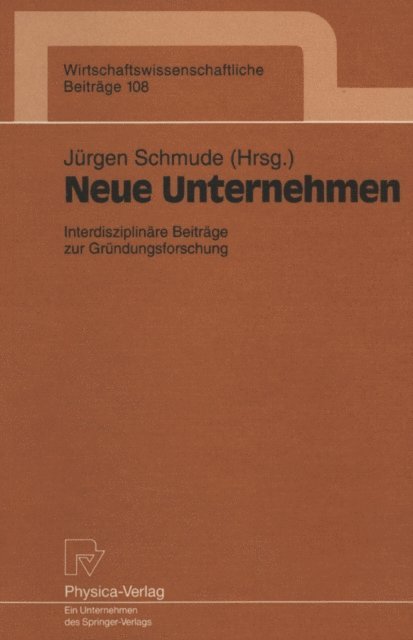 Jurgen Schmude - Neue Unternehmen, E-bok