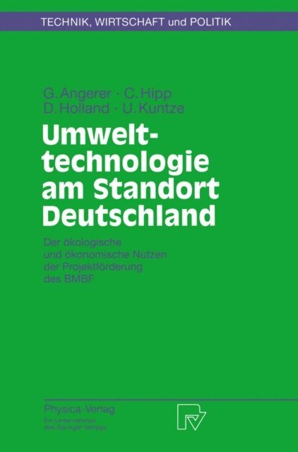 Uwe Kuntze, Doris Holland, Christiane Hipp, Gerhard Angerer - Umwelttechnologie am Standort Deutschland, E-bok