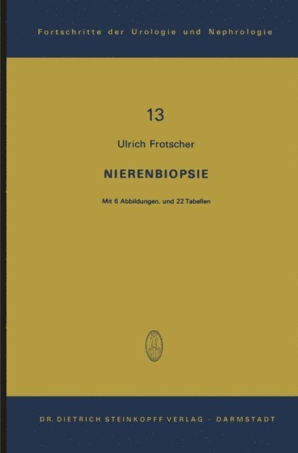 Ulrich Frotscher - Nierenbiopsie, E-bok