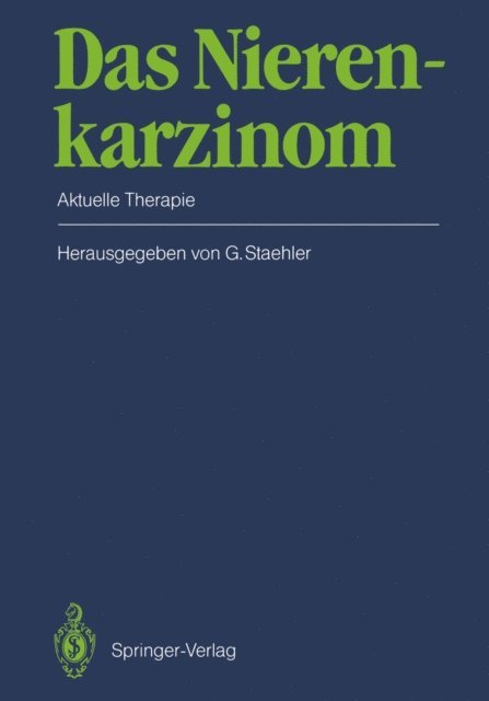Gerd Staehler - Das Nierenkarzinom, E-bok