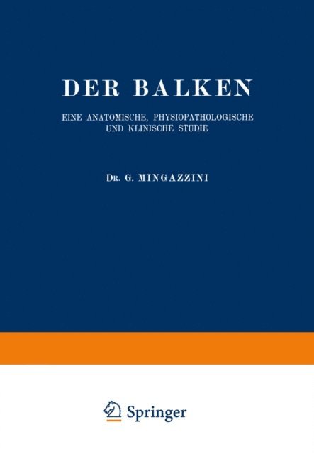 G. Mingazzini - Der Balken, E-bok