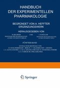 Handbuch der Experimentellen Pharmakologie ? Ergÿnzungswerk