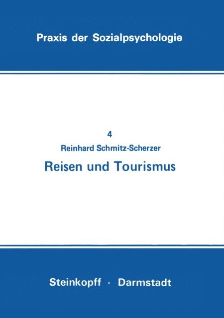 Reinhard Schmitz-Scherzer - Reisen und Tourismus, E-bok