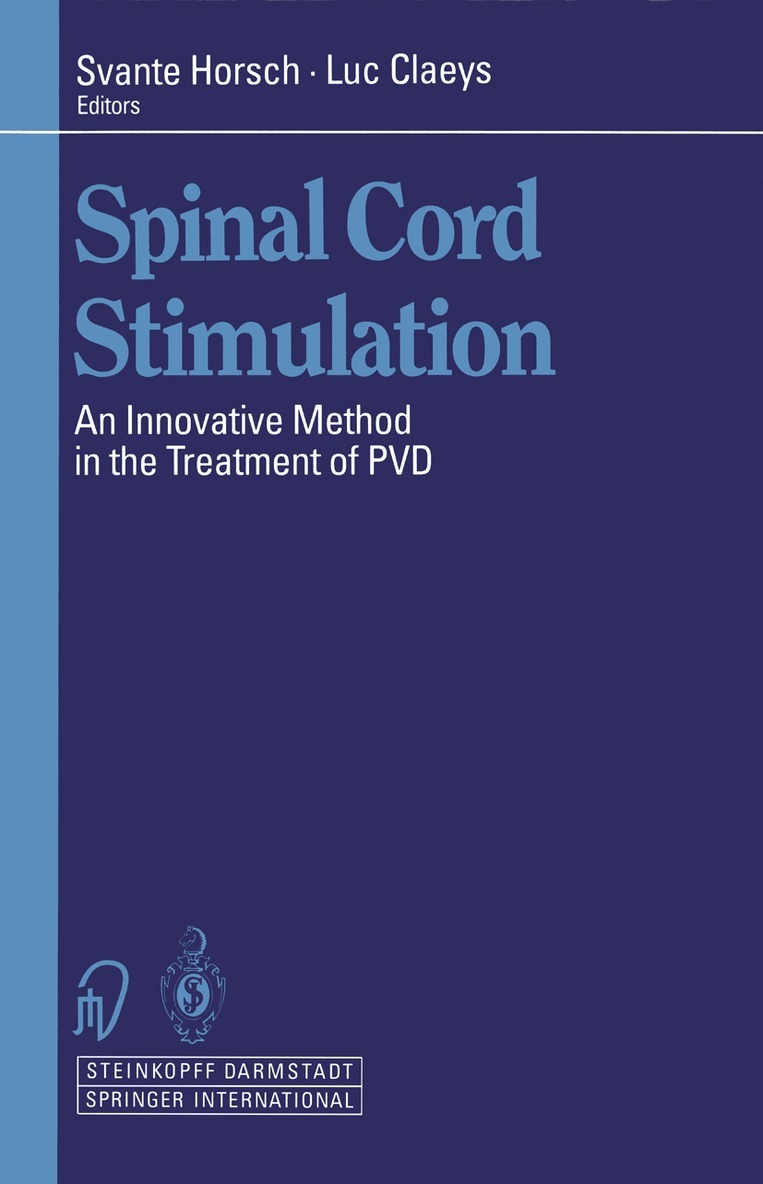 S. Horsch, L. Claeys - Spinal Cord Stimulation, Häftad. Tillgänglighet: Lägg i varukorg