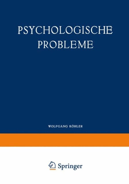 Wolfgang Kohler - Psychologische Probleme, E-bok