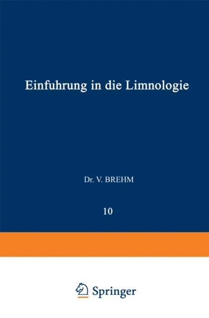 Vinzenz Brehm - Einführung in die Limnologie, E-bok