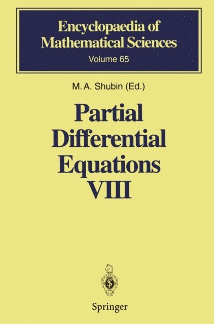 M.A. Shubin - Partial Differential Equations VIII, E-bok