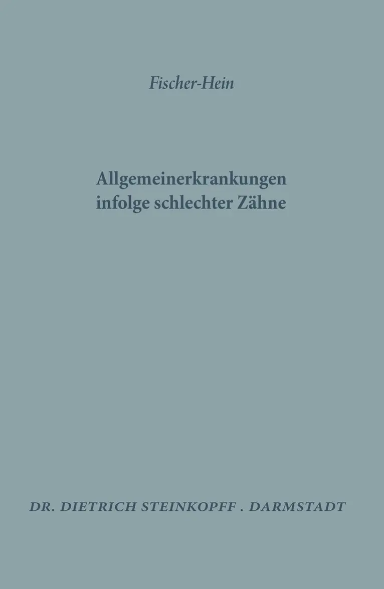 Allgemeinerkrankungen Infolge Schlechter Zähne