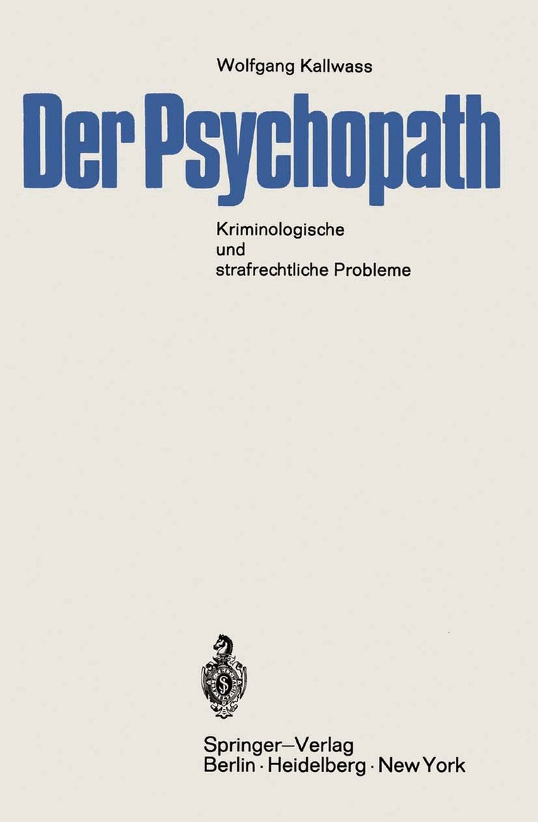 Wolfgang Kallwass - Der Psychopath, Häftad