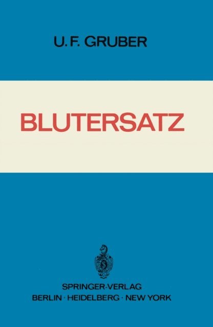 Ulrich Franz Gruber - Blutersatz, E-bok. Tillgänglighet: Lägg i varukorg