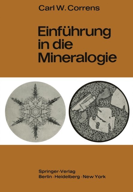 Carl W. Correns - Einführung in die Mineralogie, E-bok