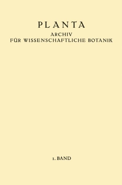 H. Winkler, W. Ruhland - Planta, E-bok