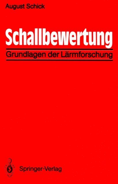 August Schick - Schallbewertung, E-bok