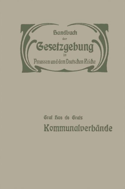 Hue de Grais - Der Preußische Staat, E-bok