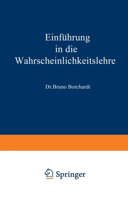 Bruno Borchardt - Einführung in die Wahrscheinlichkeitslehre, E-bok