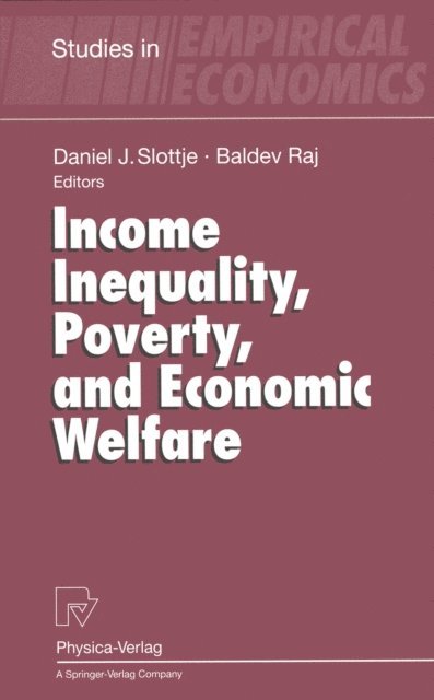 Baldev Raj, Daniel J. Slottje - Income Inequality, Poverty, and Economic Welfare, E-bok