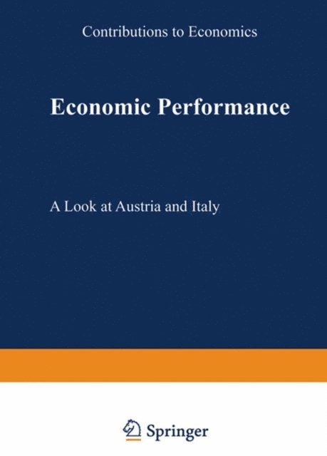 Lionello F. Punzo, Bernhard Bohm - Economic Performance, E-bok