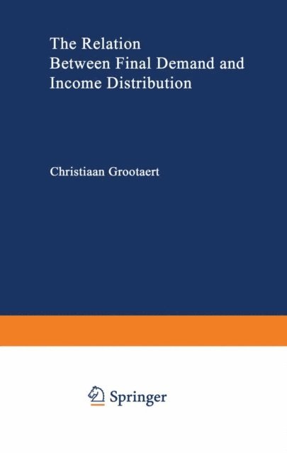 C. Grootaert - Relation Between Final Demand and Income Distribution, E-bok