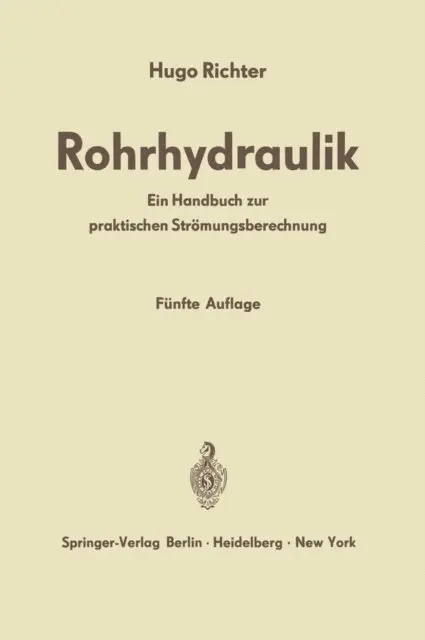 Hugo Richter - Rohrhydraulik, E-bok. Tillgänglighet: Lägg i varukorg