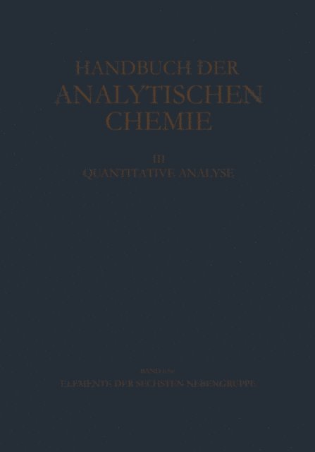 Gerold Wunsch - Elemente der Sechsten Nebengruppe Wolfram, E-bok
