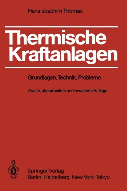 H.-J. Thomas - Thermische Kraftanlagen, E-bok