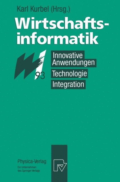 Karl Kurbel - Wirtschaftsinformatik ′93, E-bok