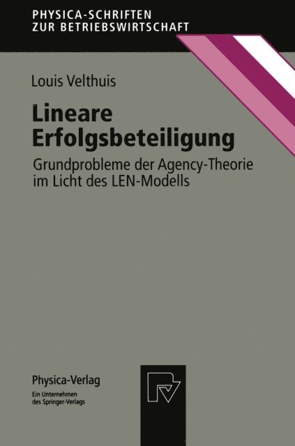 Louis John Velthuis - Lineare Erfolgsbeteiligung, E-bok